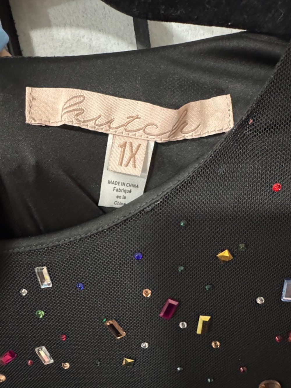1X Anthropologie Hutch Oaklyn Sleeveless Embellished Maxi Dress - Picture 5 of 7